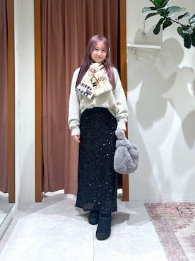 「HEREIAM（ヘレイアム）のアイテム」を使った、ゆりさん（レディース・159cm）の秋コーディネート