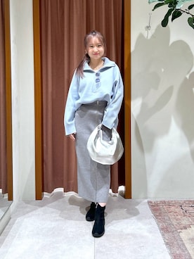 「HEREIAM（ヘレイアム）のアイテム」を使った、ゆりさん（レディース・159cm）の秋コーディネート