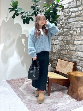 「HEREIAM（ヘレイアム）のアイテム」を使った、ゆりさん（レディース・159cm）の秋コーディネート