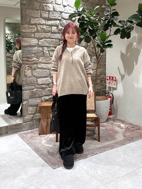 ゆりさん（レディース・159cm）の冬コーディネート