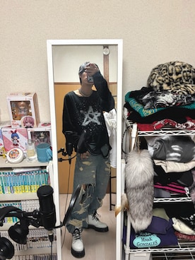 「MASONPRINCE（メイソンプリンス）のアイテム（パンツ）」を使った、ゆずれもんサイダー☆さん（メンズ・175cm）の冬コーディネート