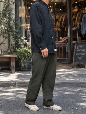 「WTAPS（ダブルタップス）のアイテム（トップス）」を使った、spokesさん（メンズ・174cm）の秋コーディネート
