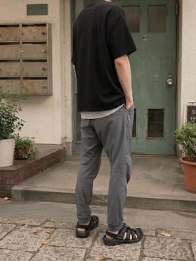 「KEEN（キーン）のアイテム」を使った、spokesさん（メンズ・174cm）の夏コーディネート