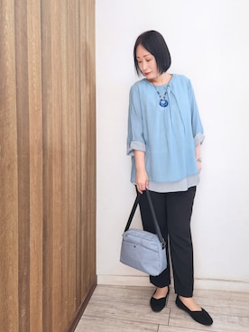 「春カラー」｜「アイテム（その他シューズ）」を使った、word.kumaさん（レディース・154cm）の春コーディネート