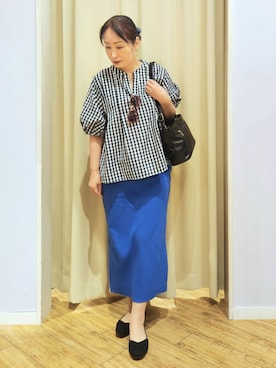 「SHOO・LA・RUE（シューラルー）のアイテム」を使った、world.kumaさん（レディース・154cm）の春コーディネート