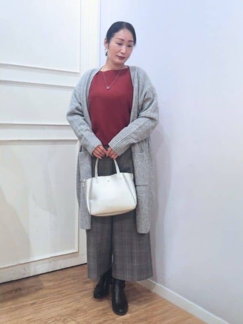 セール】【S-LL】Iラインですっきり見え ふわふわトッパーカーディガン