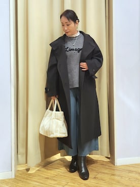 「アイテム（その他アウター）」を使った、word.kumaさん（レディース・154cm）の冬コーディネート