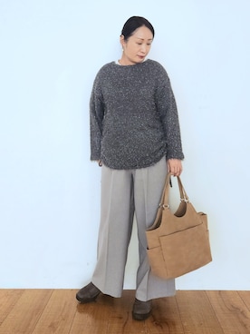 「SHOO・LA・RUE（シューラルー）のアイテム」を使った、word.kumaさん（レディース・154cm）の秋コーディネート