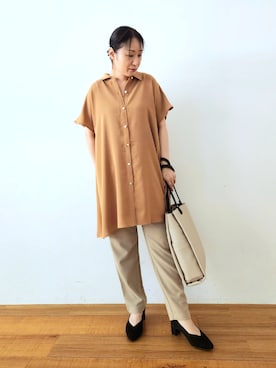 「SHOO・LA・RUE（シューラルー）のアイテム」を使った、word.kumaさん（レディース・154cm）の夏コーディネート