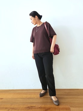 「SHOO・LA・RUE（シューラルー）のアイテム」を使った、word.kumaさん（レディース・154cm）の夏コーディネート