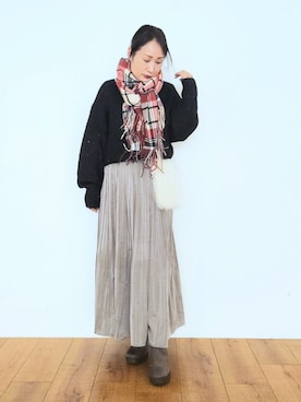 「SHOO・LA・RUE（シューラルー）のアイテム」を使った、word.kumaさん（レディース・154cm）の秋コーディネート