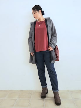 「SHOO・LA・RUE（シューラルー）のアイテム」を使った、word.kumaさん（レディース・154cm）の秋コーディネート