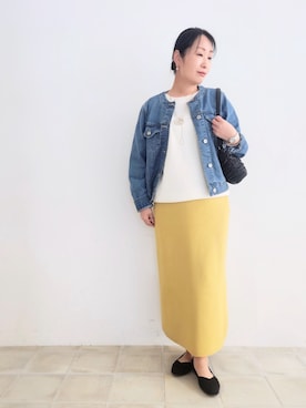 「DRESKIP（ドレスキップ）のアイテム（ジャケット/アウター）」を使った、word.kumaさん（骨格ウェーブ・レディース・154cm）の冬コーディネート