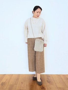 「アイテム（その他シューズ）」を使った、word.kumaさん（レディース・154cm）の秋コーディネート