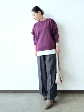 「アイテム（シューズ）」を使った、word.kumaさん（レディース・154cm）の秋コーディネート