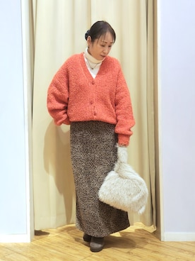 word.kumaさん（レディース・154cm）の冬コーディネート