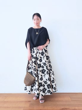 「ドルマン」｜word.kumaさん（レディース・154cm）の夏コーディネート