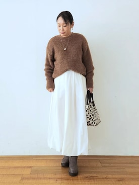 「DRESKIP（ドレスキップ）のアイテム」を使った、word.kumaさん（レディース・154cm）の秋コーディネート