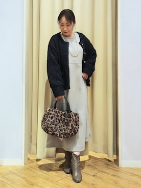 word.kumaさん（レディース・154cm）の冬コーディネート