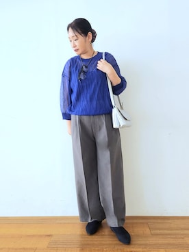 「SHOO・LA・RUE（シューラルー）のアイテム」を使った、word.kumaさん（レディース・154cm）の秋コーディネート