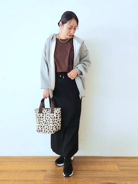 「SHOO・LA・RUE（シューラルー）のアイテム（スニーカー）」を使った、word.kumaさん（レディース・154cm）の秋コーディネート