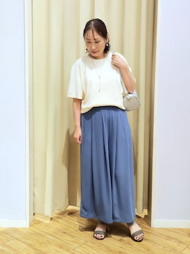 「DRESKIP（ドレスキップ）のアイテム」を使った、world.kumaさん（レディース・154cm）の夏コーディネート