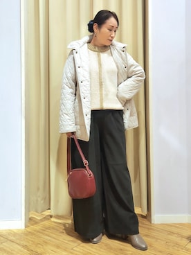 word.kumaさん（レディース・154cm）の冬コーディネート