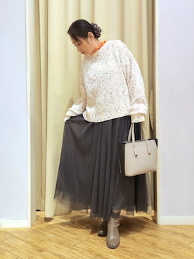 word.kumaさん（レディース・154cm）の冬コーディネート