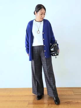 「SHOO・LA・RUE（シューラルー）のアイテム」を使った、word.kumaさん（レディース・154cm）の秋コーディネート