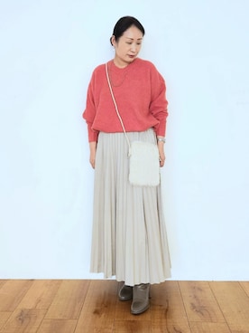 「SHOO・LA・RUE（シューラルー）のアイテム」を使った、word.kumaさん（レディース・154cm）の秋コーディネート