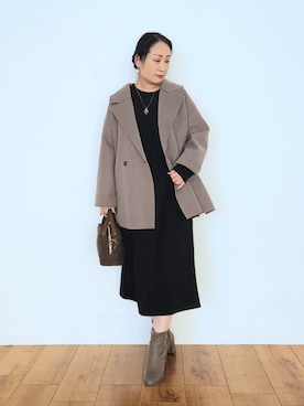 「アイテム（アクセサリー）」を使った、word.kumaさん（レディース・154cm）の秋コーディネート