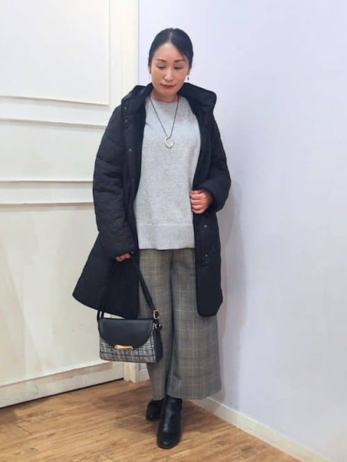 洗える/毛玉レス】インせず着られる 大人の抜け感 バックスリット