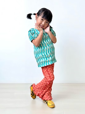 「アイテム（トップス）」を使った、さなしゅー𖧷さん（キッズ・100cm）の夏コーディネート