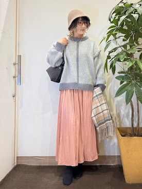 misakiさん(レディース・157cm)の冬コーディネート