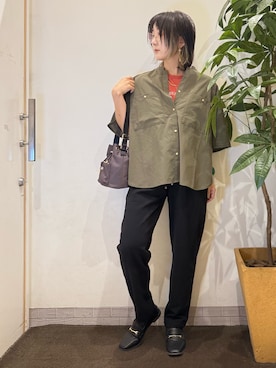 「Lee（リー）のアイテム」を使った、misakiさん（レディース・157cm）の夏コーディネート