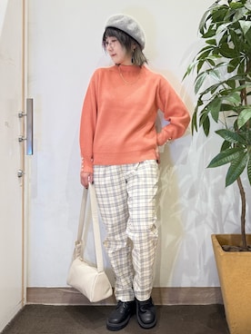 misakiさん（レディース・157cm）の冬コーディネート