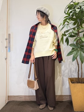 「アイテム（ブーツ）」を使った、misakiさん（レディース・157cm・30代）の秋コーディネート