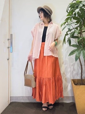 misakiさん(レディース・157cm)の夏コーディネート