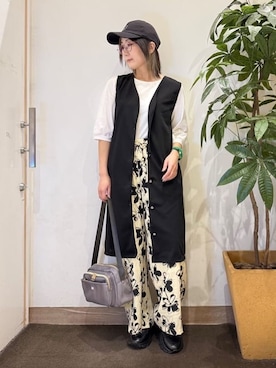 「Lee（リー）のアイテム（バッグ）」を使った、misakiさん（レディース・157cm）の春コーディネート