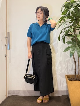 「DRESKIP（ドレスキップ）のアイテム」を使った、misakiさん（骨格ウェーブ・レディース・157cm）の夏コーディネート
