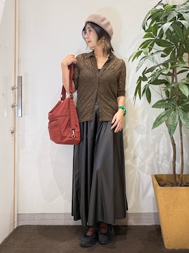 「アイテム（シューズ）」を使った、misakiさん（レディース・157cm・40代）の夏コーディネート