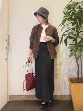 misakiさん（レディース・157cm）の秋コーディネート