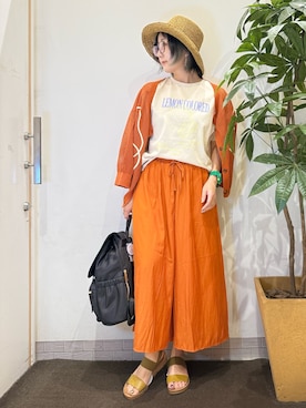 「40代女性」｜misakiさん（レディース・157cm）の夏コーディネート
