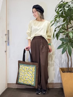 「HusHusH（ハッシュアッシュ）のアイテム」を使った、misakiさん（レディース・157cm）の春コーディネート