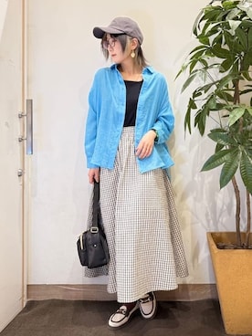 「Lee（リー）のアイテム（バッグ）」を使った、misakiさん（レディース・157cm）の春コーディネート