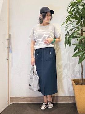 misakiさん（レディース・157cm）の夏コーディネート