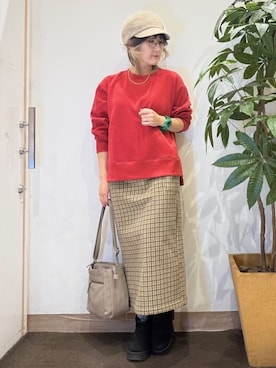 misakiさん（レディース・157cm）の冬コーディネート