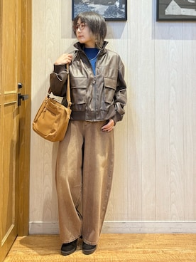 「SHOO・LA・RUE（シューラルー）のアイテム」を使った、misakiさん（レディース・157cm）の秋コーディネート