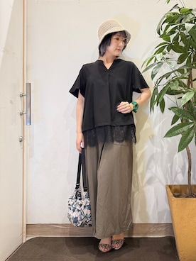 misakiさん（レディース・157cm）の夏コーディネート