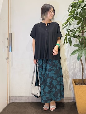 「アイテム（バッグ）」を使った、misakiさん（レディース・157cm・30代）の夏コーディネート